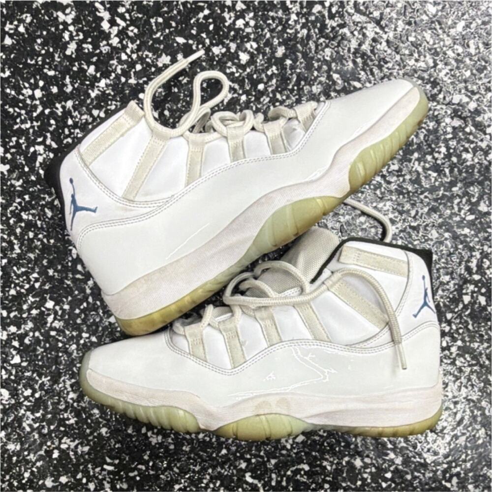 Jordan Air Jordan 11 Retro Legend Blue 2024 White Blue Men's Sneakers CT8012-104